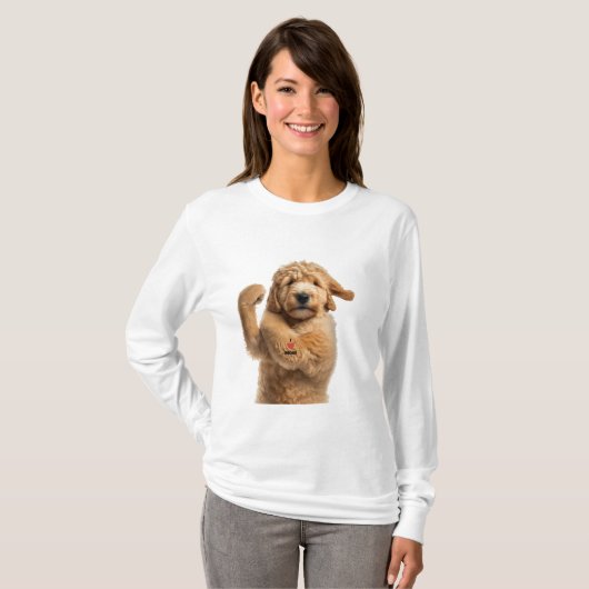 T-shirt Goldendoodle entraînement Chien Maman Chien Papa d (Devant entier)