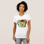 T-shirt Goldendoodle Jour de la Saint Patrick (Devant entier)