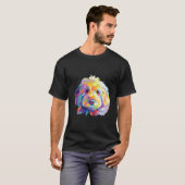 T-shirt Goldendoodle Labradoodle Coloré (Devant entier)
