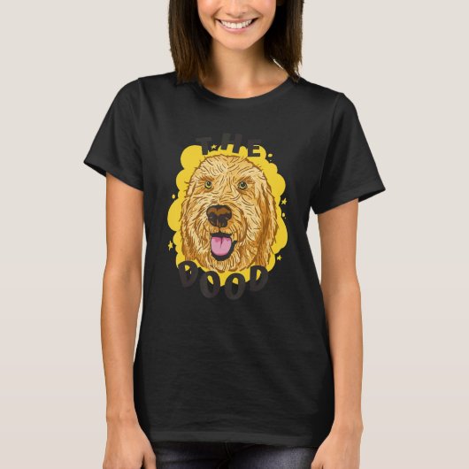 T-shirt Goldendoodle Le Dood Papa Maman Labradoodle (Devant)