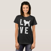 T-shirt Goldendoodle Love (Devant entier)