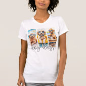 T-shirt Goldendoodles en Lunettes de soleil Chien Jours d' (Devant)