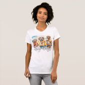 T-shirt Goldendoodles en Lunettes de soleil Chien Jours d' (Devant entier)