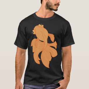 T-shirt Goldfish Fancy Orange Fantail Veiltail Comète
