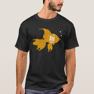T-shirt Goldfish Gold Aquarium Formule de chimie