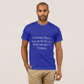 T-shirt Goldman Sachs Grèce (Devant entier)