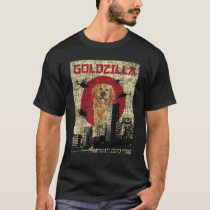 T-shirt Goldzilla - Propriétaire de chien Retriever doré A