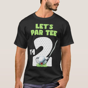T-shirt Golf 2 Ans Thème 2E Anniversaire Sport Party