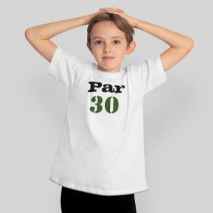 T-shirt Golf 30e anniversaire Par tee trente