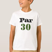 T-shirt Golf 30e anniversaire Par tee trente (Devant)