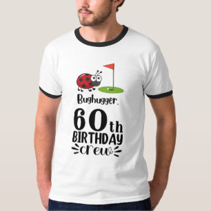 T-shirt Golf 60e anniversaire bughugger escadron drôle cad