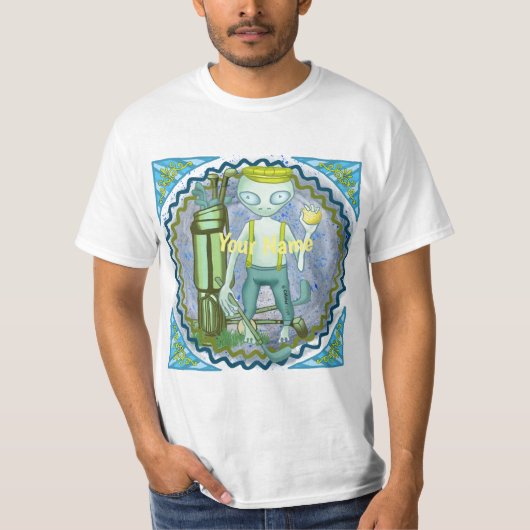 T-shirt Golf Alien (Devant)