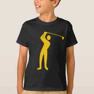 T-shirt Golf - Ambre