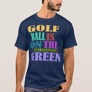 T-shirt Golf ball est sur le Triblend vert