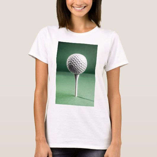 T-shirt Golf Ball on Tee (Devant)
