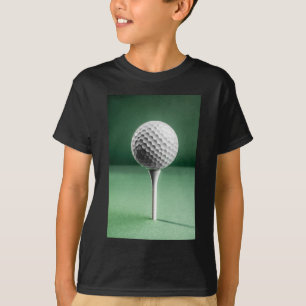 T-shirt Golf Ball on Tee