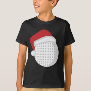 T-shirt Golf Ball Santa Claus Casquette - Noël Holiday Gol