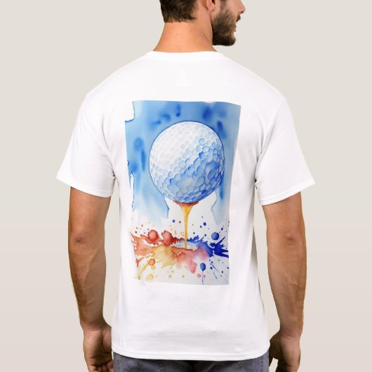 T-shirt Golf Ball Splash Golf (Dos)