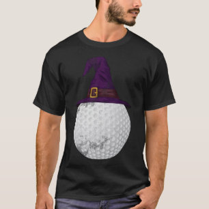 T-shirt Golf Ball Witch Lazy Halloween Costume Cool Sport