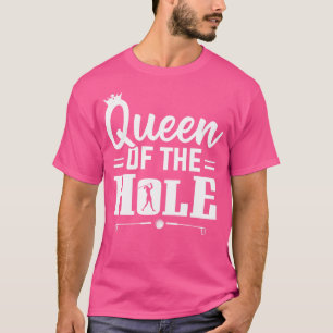 T-shirt Golf Balls Golf Club Reine Du Trou Femmes Golf