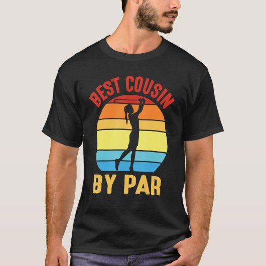 T-shirt Golf Best Cousin Par Par Joyeux Jour Pour Moi Vous (Devant)
