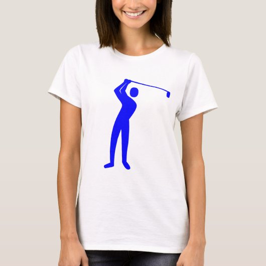 T-shirt Golf - Bleu (Devant)