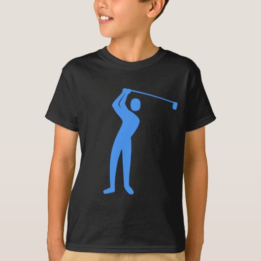 T-shirt Golf - Bleu bébé (Devant)