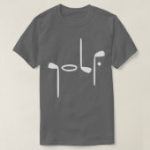 T-shirt golf classique (Design devant)
