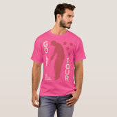 T-shirt Golf Club Ball ing Off Golfing Man Golfing s (Devant entier)