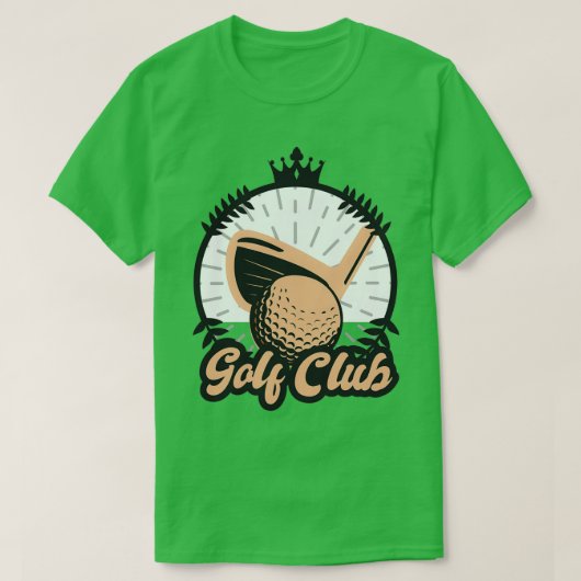 T-shirt golf club golf amoureux 2 (Design devant)