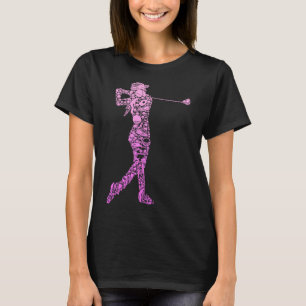 T-shirt Golf Club Golf Golfing Femmes Enfants Filles