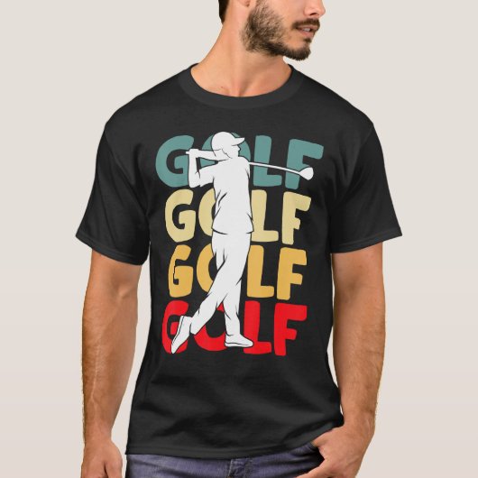 T-shirt Golf Club Golfing Golfing Garçons Hommes (Devant)