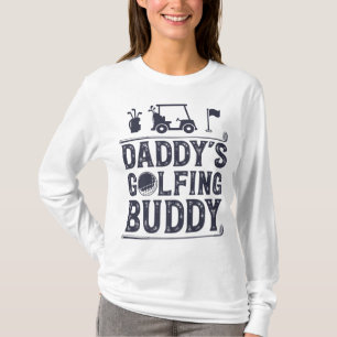 T-shirt Golf Daddy's Golfing Buddy Funny Golfer Girls