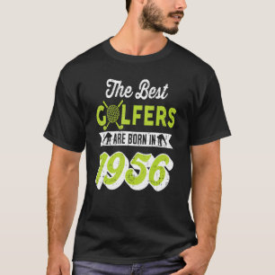 T-shirt Golf de 66 ans Golfing Golf 1956 66e anniversaire