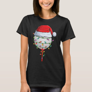 T-shirt Golf de Noël Pyjama Fun Holiday Golf Ball San