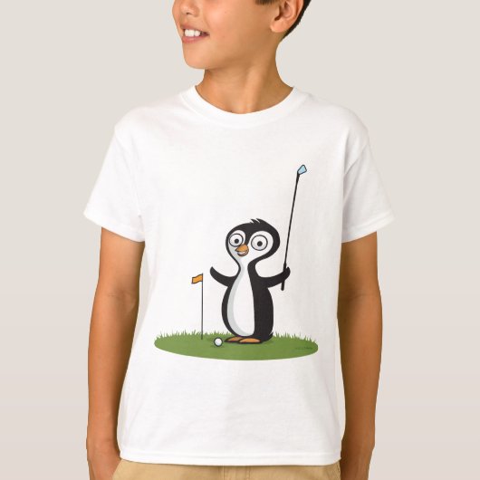 T-shirt Golf de pingouin (Devant)