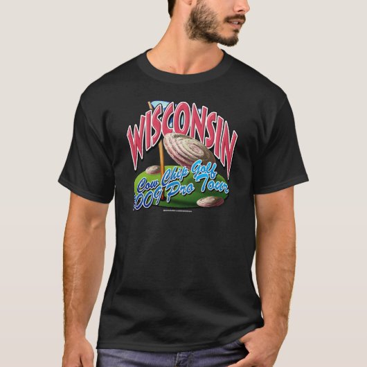T-shirt Golf de puce de vache au Wisconsin (Devant)