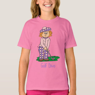 T-shirt Golf Diva Tee - shirts pour filles