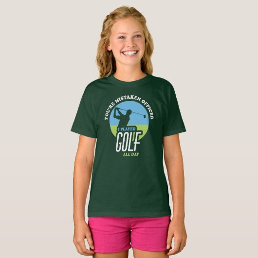 T-shirt Golf Drôle Dire Pour Les Golfeurs (Devant entier)