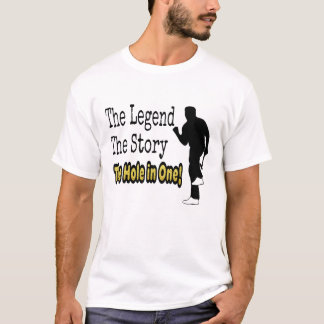 T-shirt Golf drôle la légende l'histoire le trou dans un