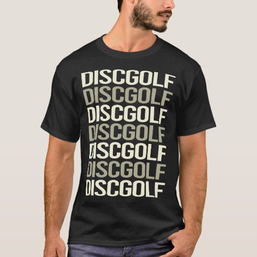 T-shirt Golf du disque blanc (Devant)