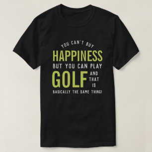 T-shirt Golf est le bonheur Funny Golf Lover cadeaux