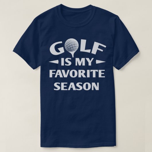 T-shirt Golf Est Ma Saison Préférée Golf Player Golf Gol (Design devant)