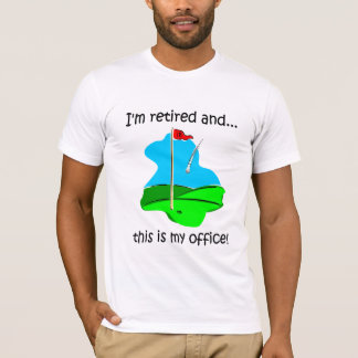 T-shirt Golf et retraite