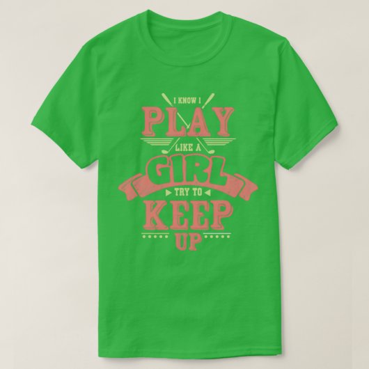 T-shirt Golf Girl EssentialCopy (Design devant)