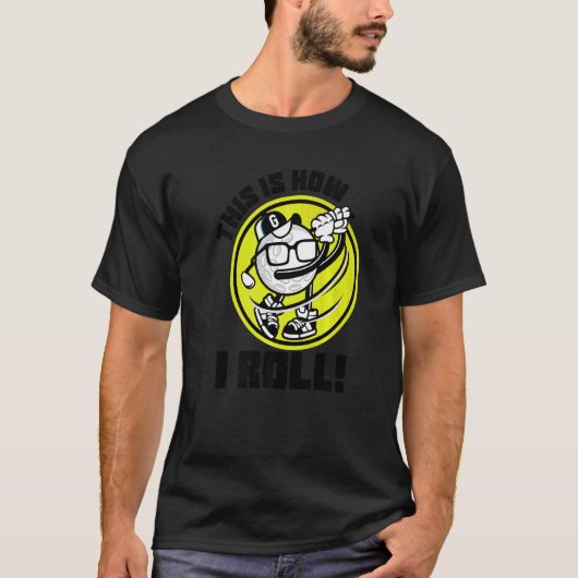 T-shirt Golf Golf Ball Golf Club Golf Trou de golf dans un (Devant)