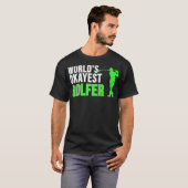 T-shirt Golf Golf Golf Swing Golf Course (Devant entier)