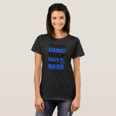 T-shirt Golf Guy Beseds Beer Frisbee (Devant entier)