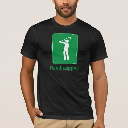 T-shirt Golf - handicapé (Devant)