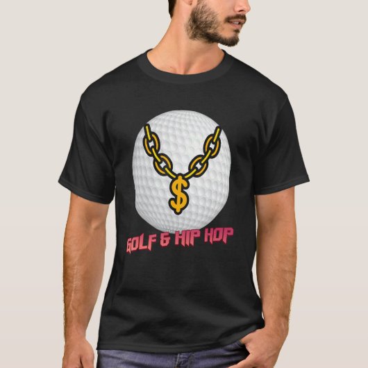 T-shirt Golf & Hip hop Sarcastic (Devant)